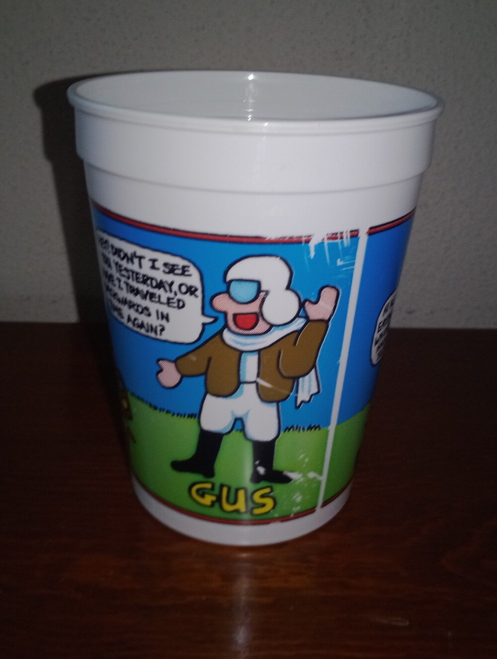 Vintage Coca Cola Perkins Cartoon Character Gus Comic Strip Collectible Cup